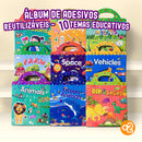 Álbum de Adesivos Reutilizáveis 