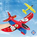 Avião Vermelho e Lançador Azul