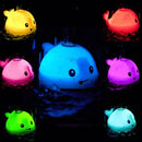 Baleia Splash e Suas Cores, Amarelo, Vermelho, Rosa, Roxo, Verde e Ciano - Toylândia Kids