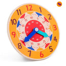Brinquedo Relógio Montessori de Brincar com as Crianças Aprender de Forma Lúdica e Divertida - Toylandia Kids