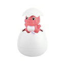 Chuveirinho de Banho Infantil - Brinquedo de Agua de Ovo com Dino Vermelho - ToylandiaKids