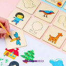 Color Montessori de Madeira - Colorir e Desenhar de Maneira Prática
