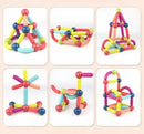 o brinquedo de blocos de construçao magnetica