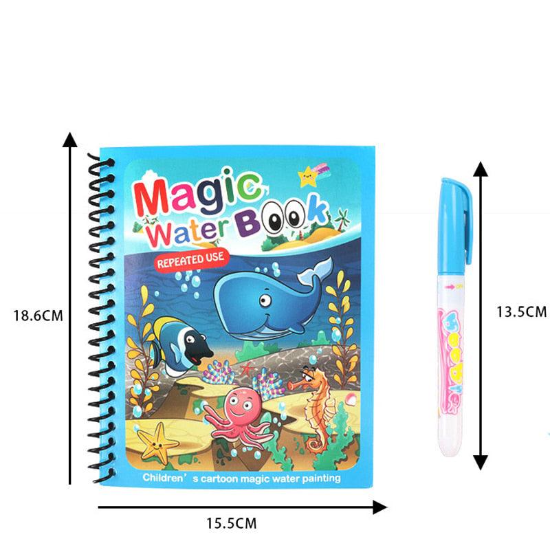 Magic WaterBoom -Livro Mágico para Colorir Mágico - SeloVem