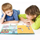 Irmaos Aprendendo com o Livro Interativo Montessori da Toylandia Kids