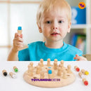 JOGO DA MEMORIA MONTESSORI TOYLANDIAKIDS BRINQUEDO DE MEMÓRIA APERFEIÇOAR A MEMÓRIA DA CRIANÇA BRINQUEDO MONTESSORI TOYLANDIA KIDS BRINQUEDO CRIATIVAE