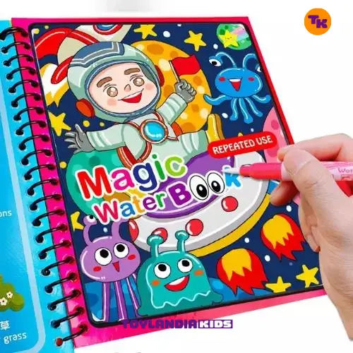 Livro de Colorir Magic WaterBoom - Toylandia Kids