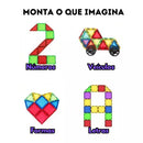 Magia dos Blocos Magnéticos - Construa O Que Quiser