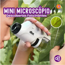 Mini Microscópio Infantil Portátil 120x