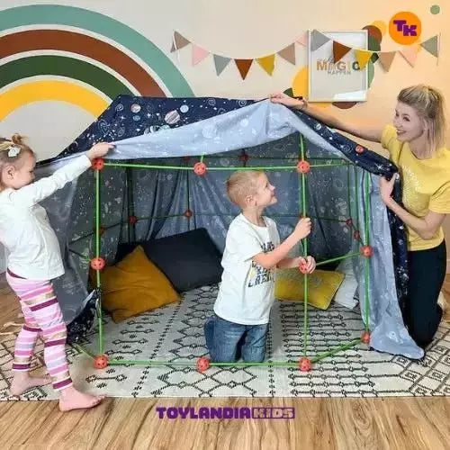 Cabana Kids + BRINDE (Tenda) - Kit de Construção Infantil