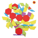 Pecas do Quebra Cabeça Geométrico Super Divertido Montessori 3D - ToylandiaKids