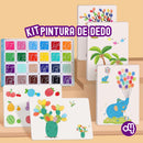 Kit Pintura de Dedo Infantil
