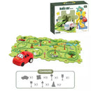 Pista de Corrida Automática Carrinho Vermelho