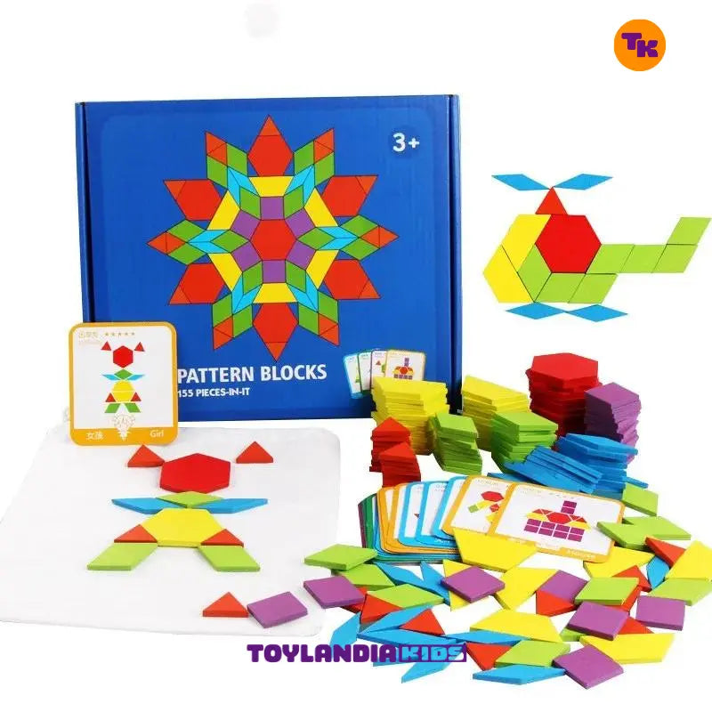 Quebra Cabeça Geométrico Super Divertido Montessori 3D - ToylandiaKids