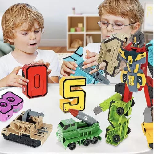 Brinquedo Transformers Numérico Infantl