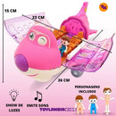 Tamanho do Brinquedo VoaTune Aviao Musical com Led - ToylandiaKids