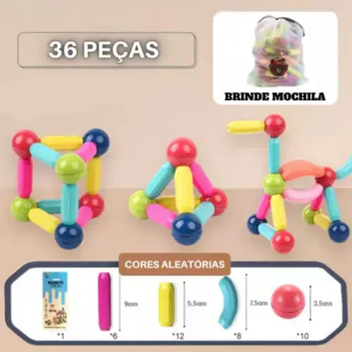 Bloco de Construção Magnética 