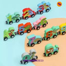 Trem Magnético de Dinossauro e Numero ToyLandia Kids
